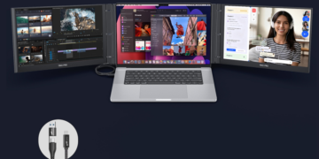 Turn Your Laptop Into a Three-Screen Setup With This Portable Display Add-On