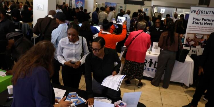 U.S. jobless claims sink to a 57-year low. Jobs aren’t easy to find — or lose.