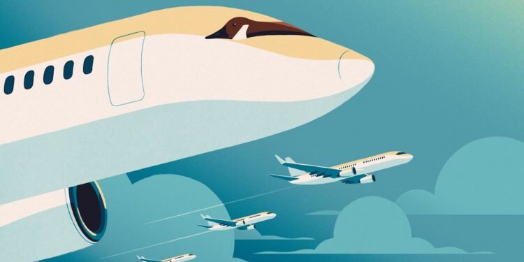 Why Planes Flying Like Geese Could Cut Back on Aviation Emissions