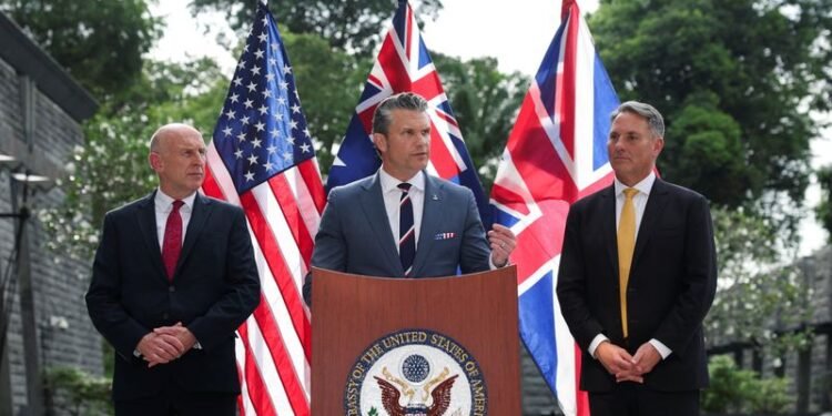 AUKUS to develop unmanned undersea vehicles, Pentagon chief says