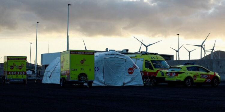 All passengers on hantavirus-hit ship considered high-risk contacts, EU health agency says