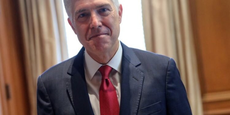 Amid leaks, Justice Gorsuch says US Supreme Court needs room for ’candid conversations’