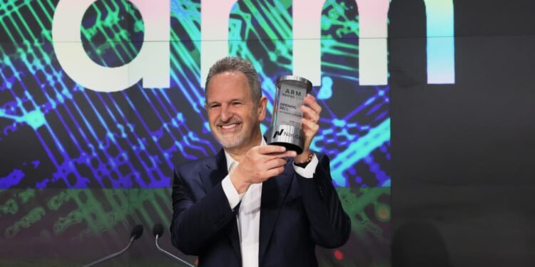 Arm’s stock soars as the company puts a big number on its newest venture