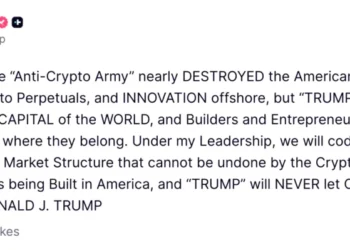 Donald Trump on Truth Social.