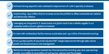 Eastman Q1 2026 slides: geopolitical headwinds met with pricing power