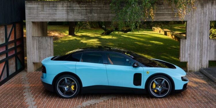 Ferrari’s new electric vehicle was panned on social media. Now the stock market has its say.