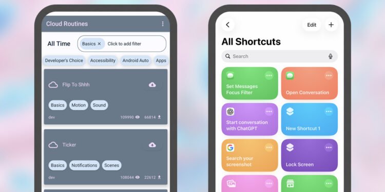 How Android’s Tasker App Stacks Up Against Apple Shortcuts (and How to Use Each One)