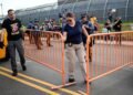 New Jersey state police assert control outside migrant detention center