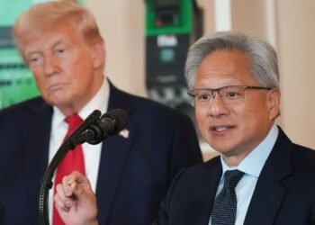 Nvidia CEO Jensen Huang isn't part of Trump's China trip