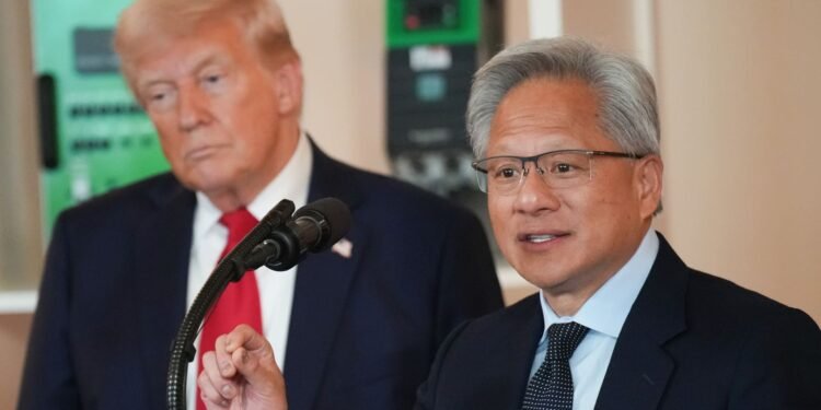 Nvidia CEO Jensen Huang isn't part of Trump's China trip