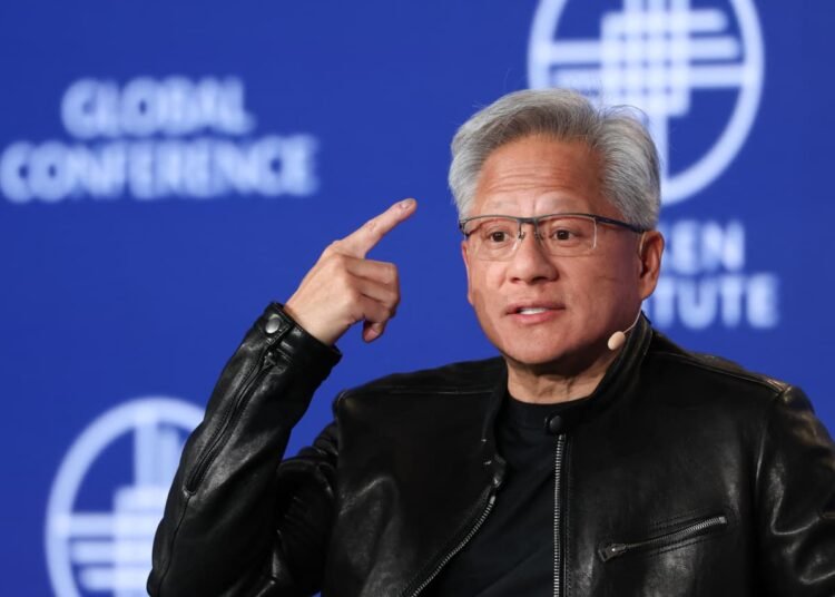 Nvidia’s Jensen Huang got the last Air Force One seat to China. Why it’s so crucial for the chipmaker.