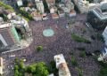 Police and protesters clash in Serbia as crowds demand president’s exit