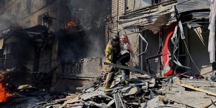Russia threatens strikes on Kyiv defence sites, urges foreigners to leave