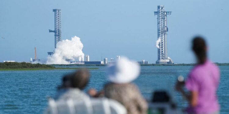 SpaceX’s Starship flight hits most targets in pre-IPO test