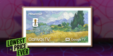 The 2026 Hisense S7SG CanvasTV Is $500 Off