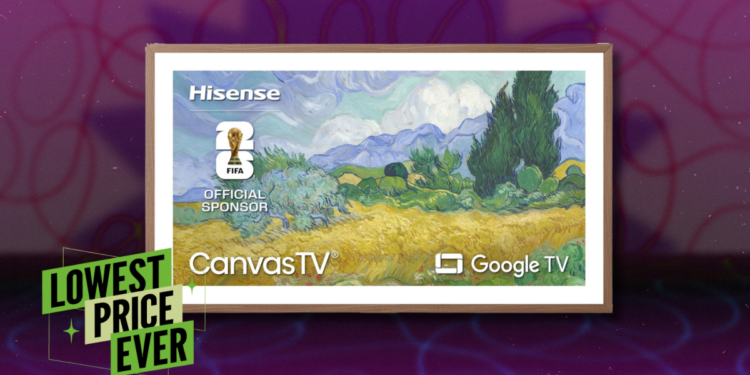 The 2026 Hisense S7SG CanvasTV Is $500 Off