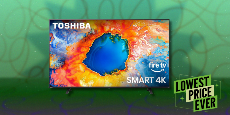 The 65-Inch Toshiba C350 Fire TV Is 50% Off Right Now