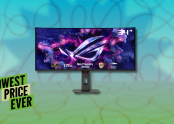The Asus ROG Strix 34-Inch QD-OLED Is $300 Off Right Now
