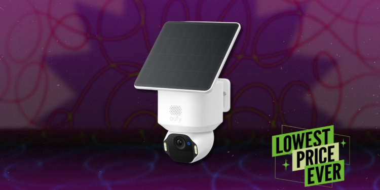 The Eufy SoloCam E42 Solar Security Camera Is 33% Off Right Now