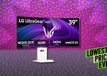 The LG UltraGear 39GX90SA-W Gaming Monitor Is $850 Off Right Now