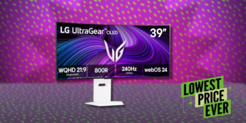 The LG UltraGear 39GX90SA-W Gaming Monitor Is $850 Off Right Now