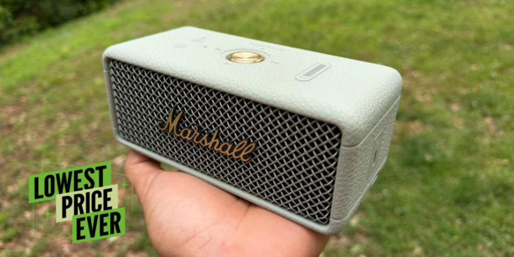 The Marshall Emberton III Portable Bluetooth Speaker Is $50 Off Right Now