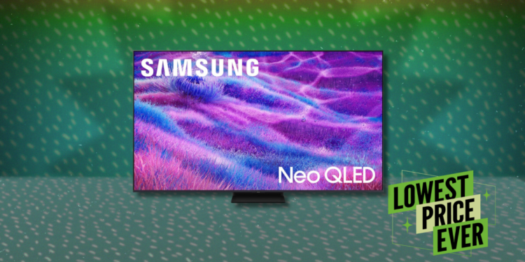 The Samsung 100-Inch QN80F Neo QLED TV Is $1,500 Off Right Now