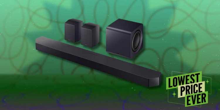 The Samsung HW-Q990H Soundbar Is $700 Off Right Now