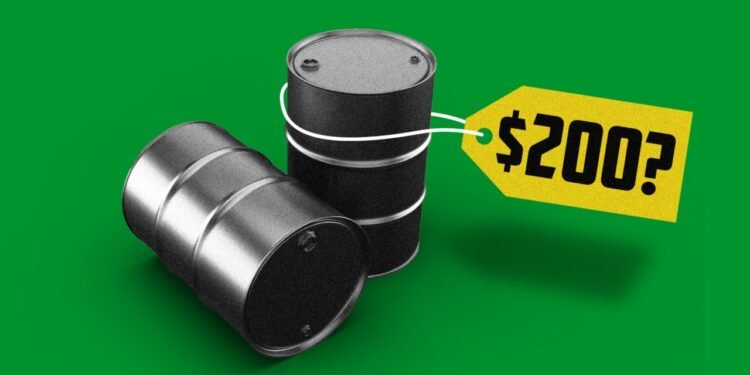 There’s one reason why $200-a-barrel oil can’t be entirely ruled out