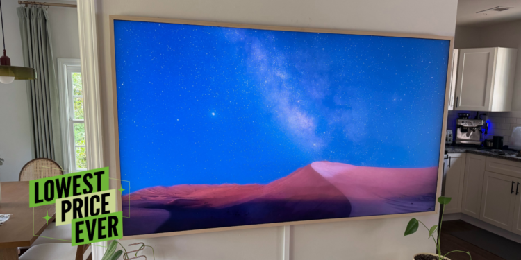 This Massive 85-Inch Alternative to 'The Frame' TV Is 40% Off Right Now