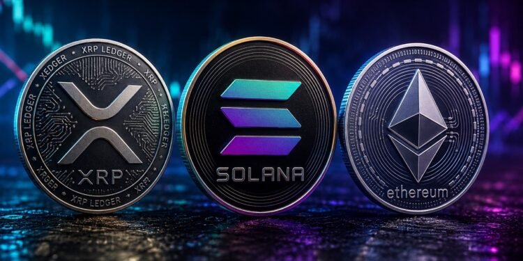 XRP Solana Ethereum
