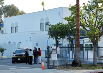 ‘Anti-Islamic writings’ found in car of California mosque shooting suspects, official says