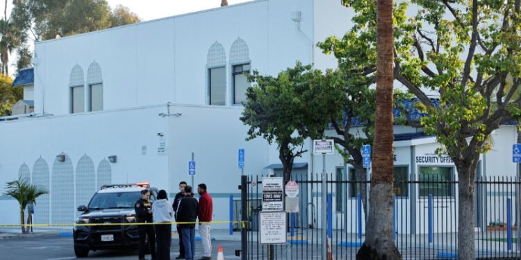 ‘Anti-Islamic writings’ found in car of California mosque shooting suspects, official says