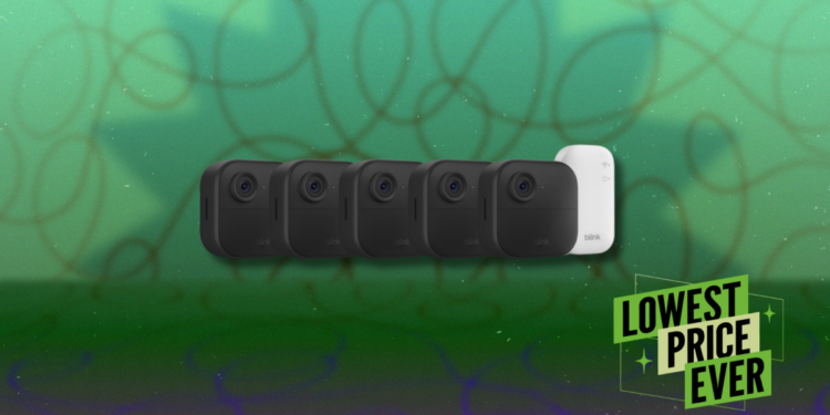 This Five-Camera Blink Camera Bundle Is 65% Off Right Now, Its Lowest Price Ever