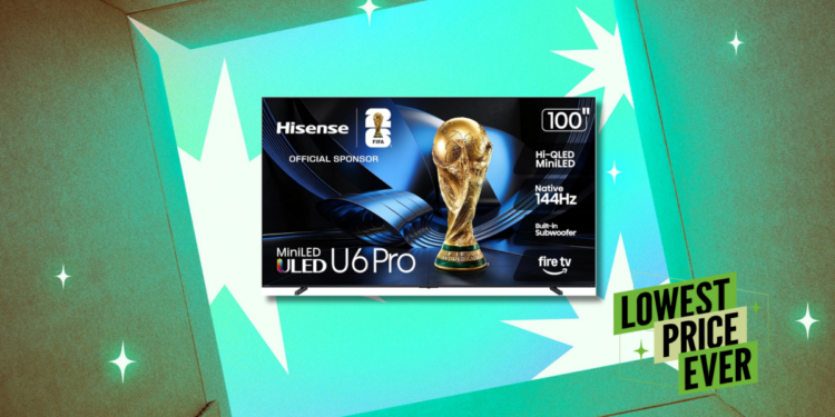 These Massive Hisense Mini-LED TVs Are up to $1,400 Off Right Now