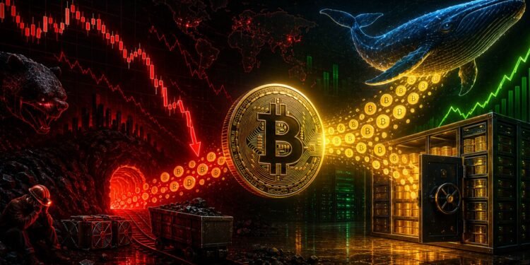 Bitcoin Miner Inflows Hit Highest Level Since February Crash: Capitulation Or Distribution?