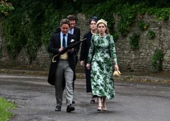 British royals gather for wedding of Princess Anne’s son