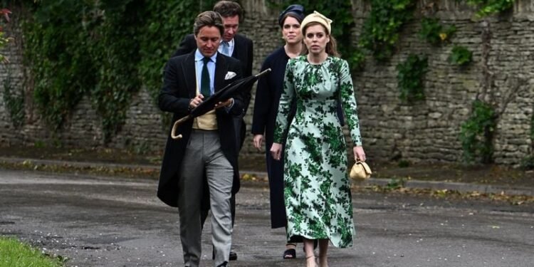 British royals gather for wedding of Princess Anne’s son