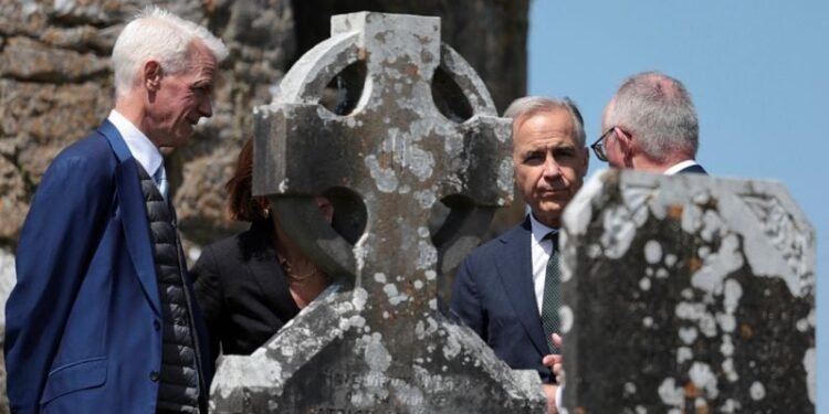 Canadian Prime Minister Carney visits grandparents’ Irish village on eve of G7