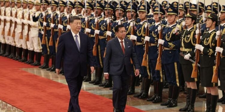 China’s Xi backs Myanmar’s president as two leaders meet in Beijing