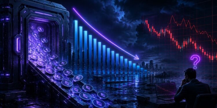 Ethereum Exchange Supply Keeps Falling – So Why Isn't Price Rising?