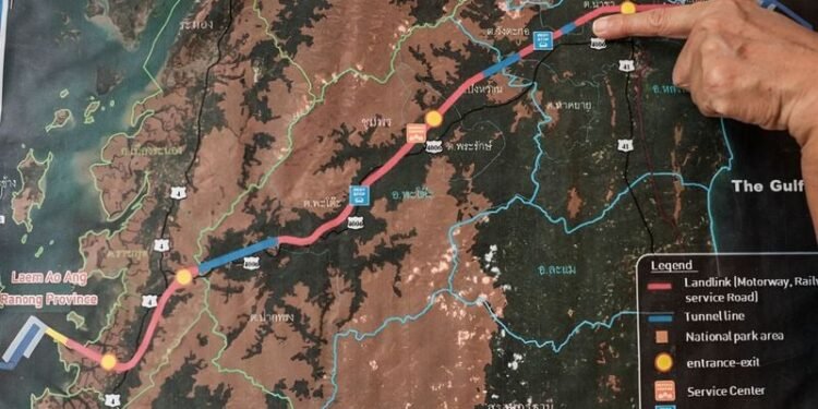 Exclusive-Thailand revives $30 billion coast-to-coast corridor to rival Malacca Strait
