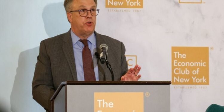 Fed’s Williams: Inflation still too high, rate policy ’well positioned’ to lower price pressures