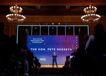 Hegseth, at D-Day event, says Europe faces ’invasion’ of dangerous ideologies