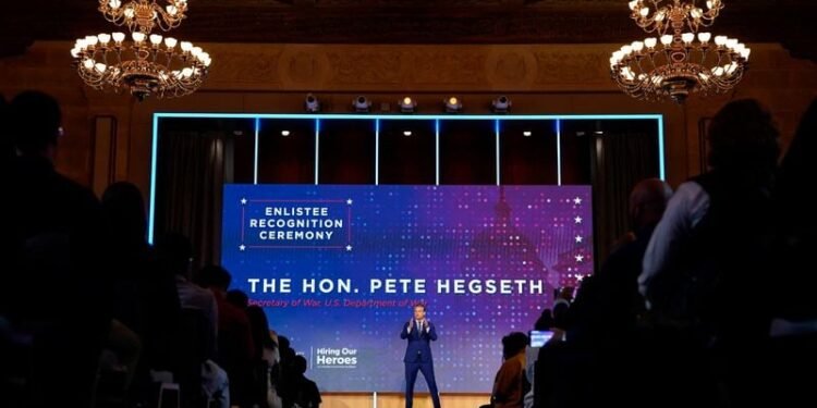 Hegseth, at D-Day event, says Europe faces ’invasion’ of dangerous ideologies