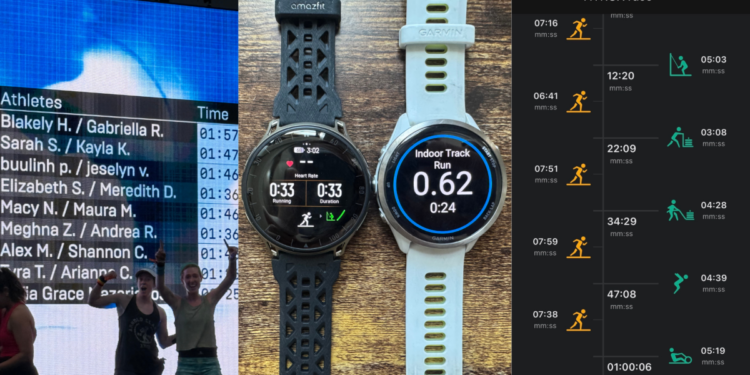 I Raced Hyrox With the Garmin Forerunner 970 on One Wrist and the Amazfit Cheetah 2 Pro on the Other, and Here's How They Compared