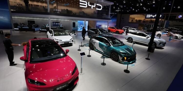 Motor racing-F1 sponsorship could give BYD lower-risk route to global recognition