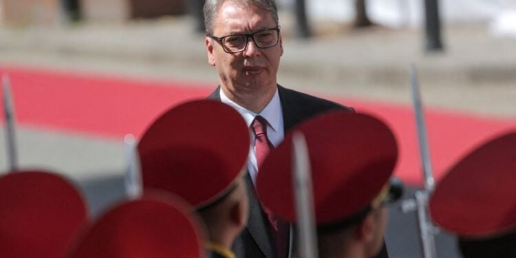 Serbian President Vucic says he will resign with weeks