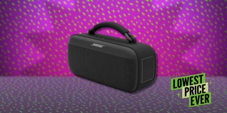 The Bose SoundLink Max Speaker Is Over $100 Off Right Now