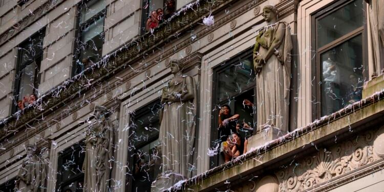 The Knicks’ ticker-tape parade is conquering a modern-day reality: Offices barely use any paper